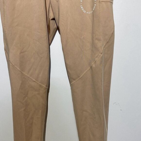 Pink Soda Sport Women's Nude Elastic Waistband High Waist Leggings Size Medium - Picture 2 of 12